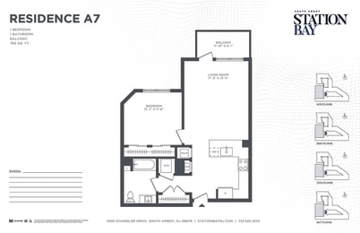 1 bed, 1 bath, $2,270