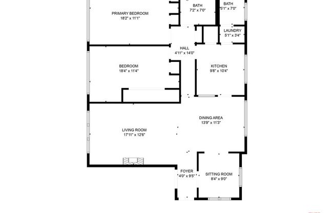 3 beds, 2 baths, 1,281 sqft, $4,499, Unit 2