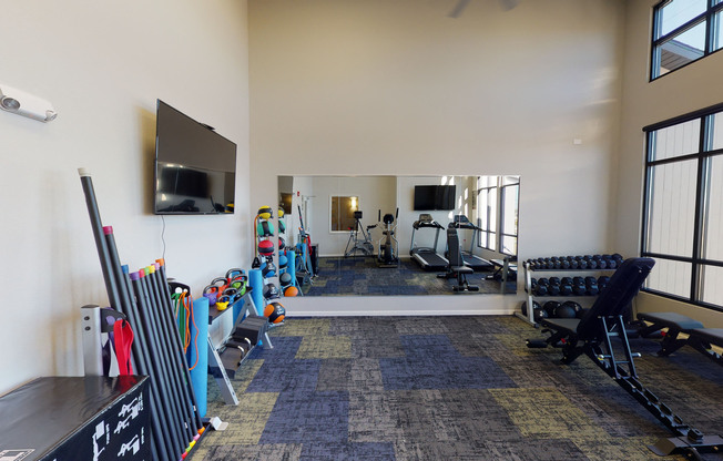 image of gym, fitness center