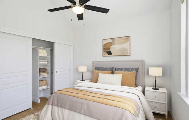Bedroom with Hard Surface Flooring