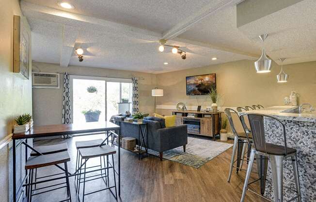 Community Room at Pheasant Park Apartments, New Hope, MN