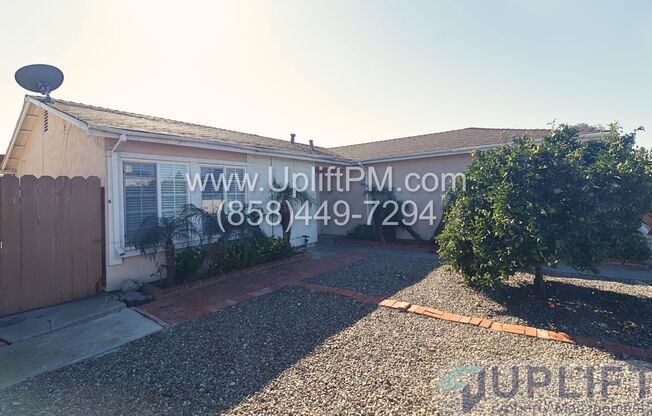 4 Bedroom 2 Bath Home in the Heart of Mira Mesa. More Photos Coming Soon!