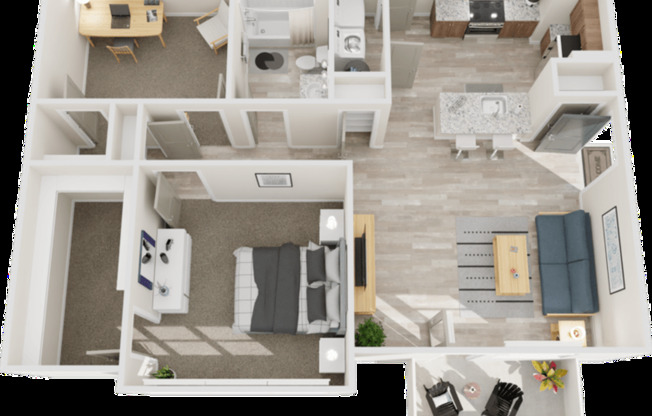 1 bed, 1 bath, 938 sqft, $1,524, Unit 2-1096