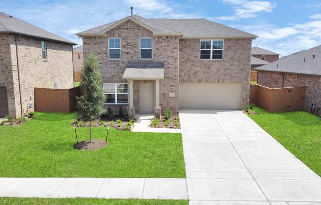 a house with a large yard