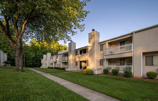 our apartments offer a walkway to the apartments for rent