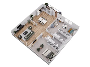 2 beds, 2 baths, 990 sqft, $2,700