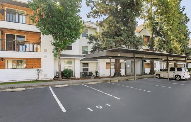 a close up of a street in front of a house
