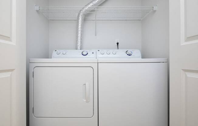 Full-Sized Washer and Dryer