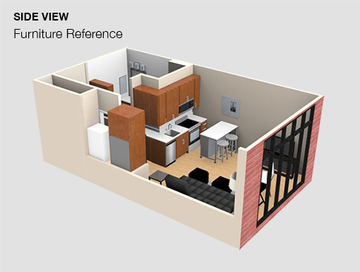 Studio, 1 bath, $2,200, Unit 224