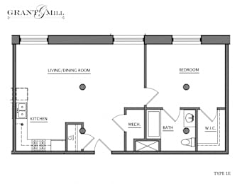 1 bed, 1 bath, 661 sqft, $1,950