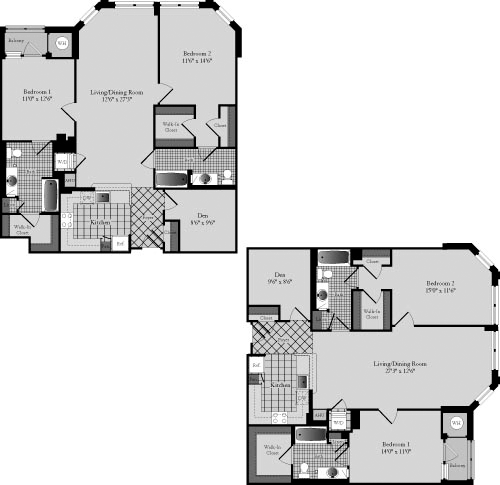 2 beds, 2 baths, 1,308 sqft, $5,424, Unit 913