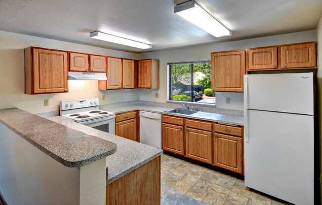 Chambers Creek Vacant Apartment Upgraded Kitchen