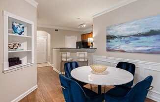 Dining area at The Berkeley Apartments, Georgia, 30096
