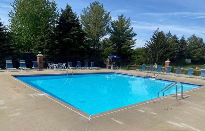 Relaxing Swimming Pool with Wi Fi at Wood Creek Apartments, Kenosha, WI