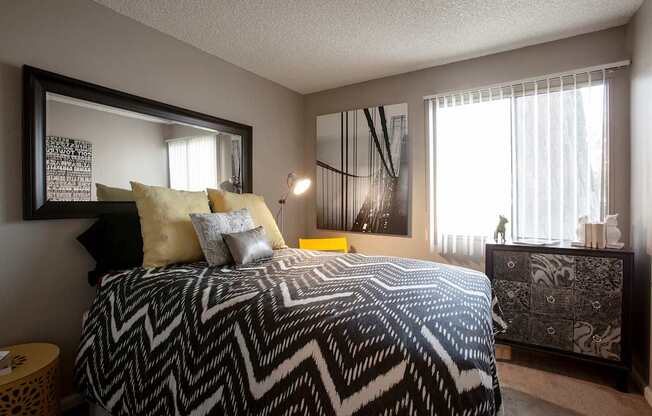 bedroom at Zona Verde Apartments in Tucson Arizona