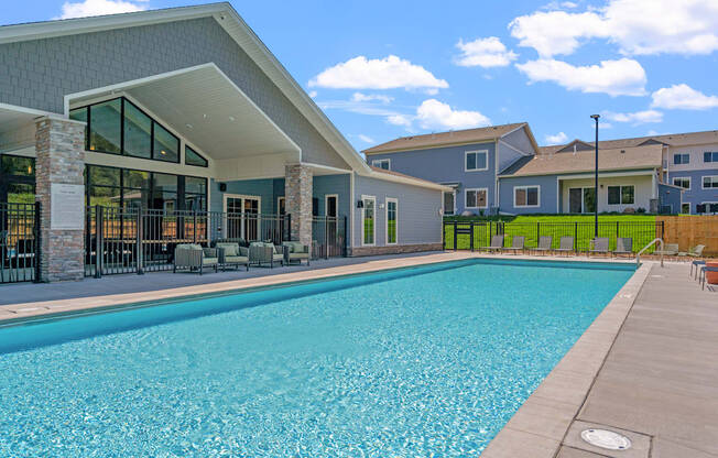 Take a dip in the pool at The Lodge at Overland, Rochester Minnesota, 55901