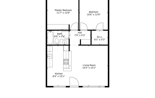 2 beds, 1 bath, 761 sqft, $2,195, Unit 09