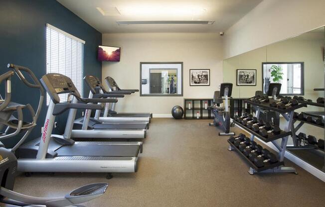 Cardio Studio at Hancock Terrace Apartments, California