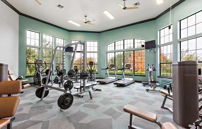 Modern Fitness Center at The Vista on Brodie, Texas, 78745