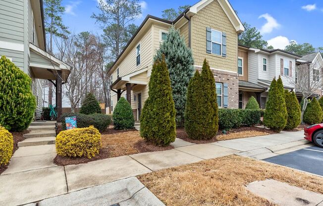 End Unit Townhome Available in Apex!