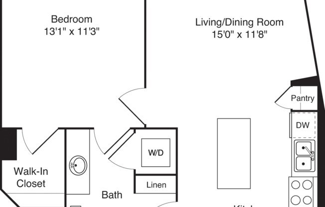 1 bed, 1 bath, 738 sqft, $2,895, Unit 808