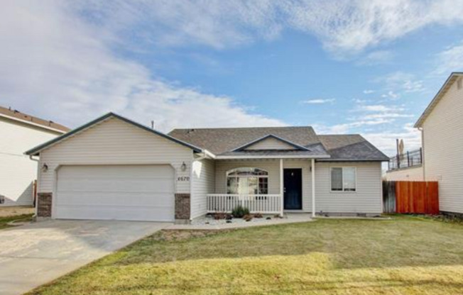 Single level 4 bedroom 2 bath Boise home.