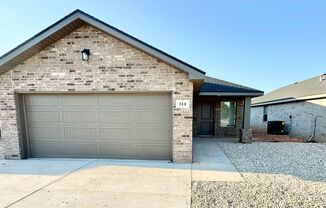 Brand new construction! 3 bed, 2 bath, 2 car garage!