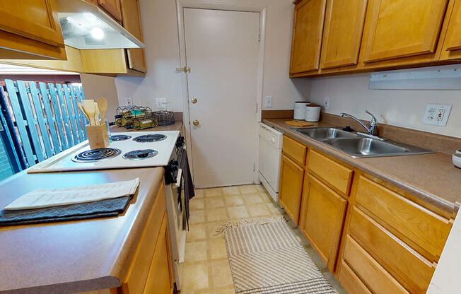 Apartment Kitchen with Dishwasher