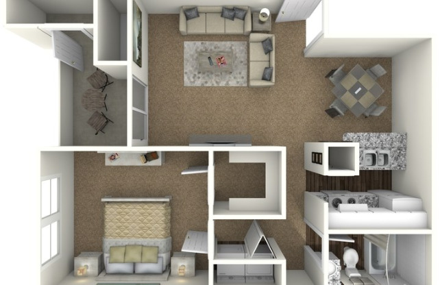 1 bed, 1 bath, 710 sqft, $1,145