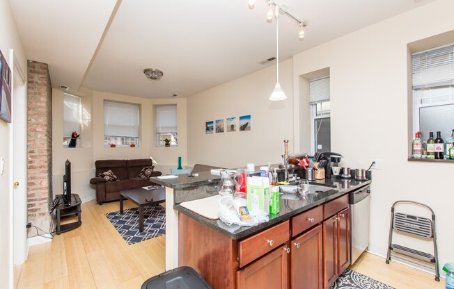 Condo Quality 2bed/1bath GARDEN space in the HEART of Bucktown/Wicker Park! In-Unit Laundry! Blue Line!