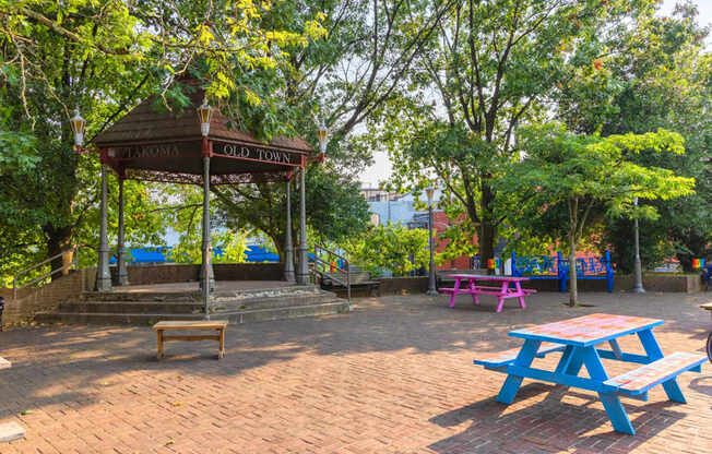 Picnic Bench at The Vale at the Parks, District of Columbia, 20012