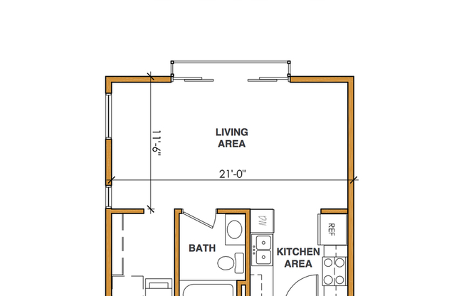 Studio, 1 bath, 404 sqft, $1,195, Unit APT 231