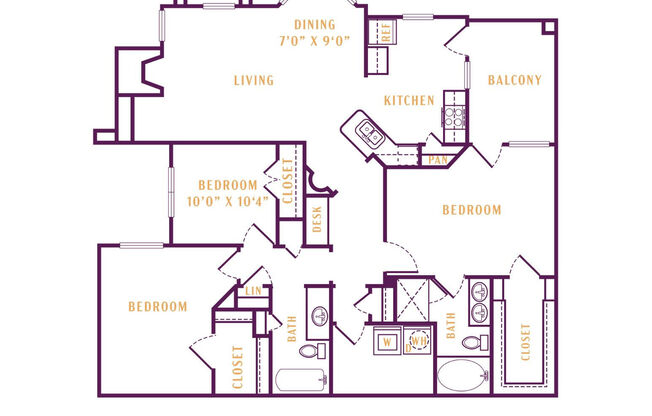 3 beds, 2 baths, 1,415 sqft, $2,610