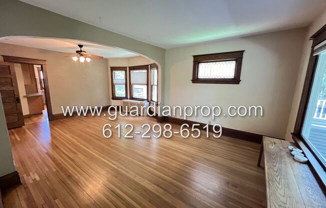 Mac Groveland House Available August 1, Full Dining Room, Original Woodwork, Bonus Rooms, 2 Car Garage