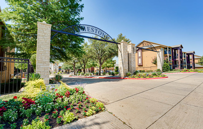 Entrance View at Limestone Ranch, Lewisville, 75067