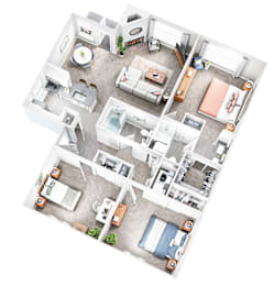 3 beds, 2 baths, 1,157 sqft, $1,609