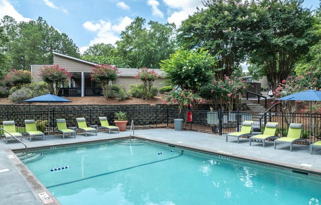 Two Sparkling Swimming Pools