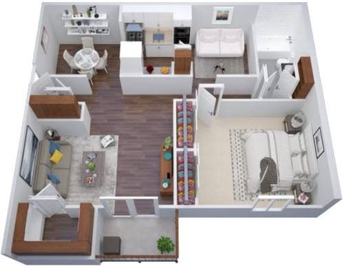 1 bed, 1 bath, 780 sqft, $1,400