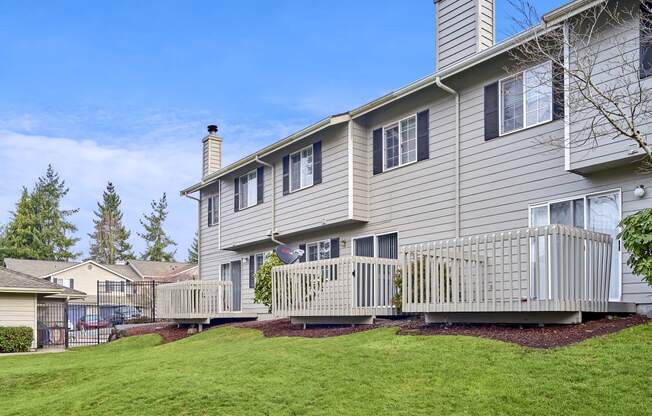 Building exterior area at Arterra Apartments, Kent