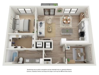 1 bed, 1 bath, 934 sqft, $1,935