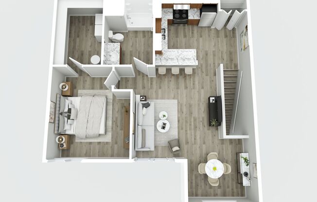 1 bed, 1 bath, 800 sqft, $1,199, Unit 117 - 04