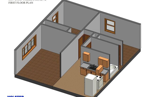 2 beds, 1 bath, 600 sqft, $795, Unit Apt 1