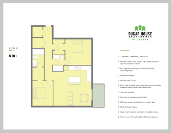 2 beds, 2 baths, 1,167 sqft, $2,295