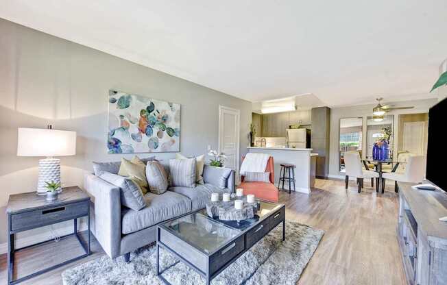 Living room at Park Pointe, El Cajon, 92019