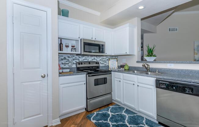 kitchen with stainless steel appliances