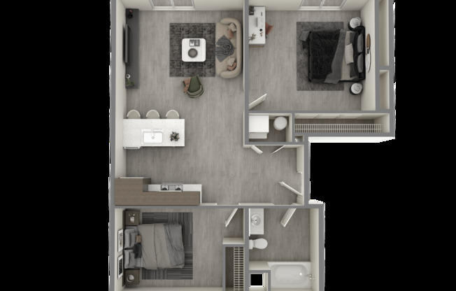 2 beds, 1 bath, 932 sqft, $3,195, Unit 309