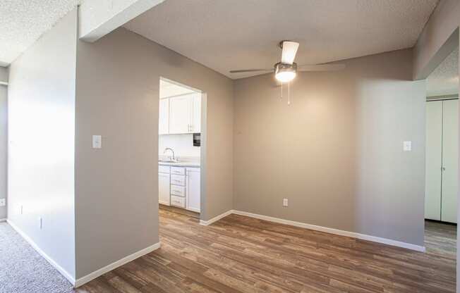 Dining area at Brookwood Apartments in Tucson AZ 3-2020