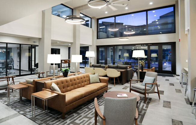 Lobby Area at Avenue C, Billings, 59102