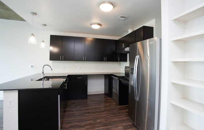 Kitchen with Stainless Steel Appliances