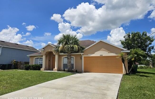 Welcome to your new home! This spacious 3-bedroom, 2-bathroom single-family home